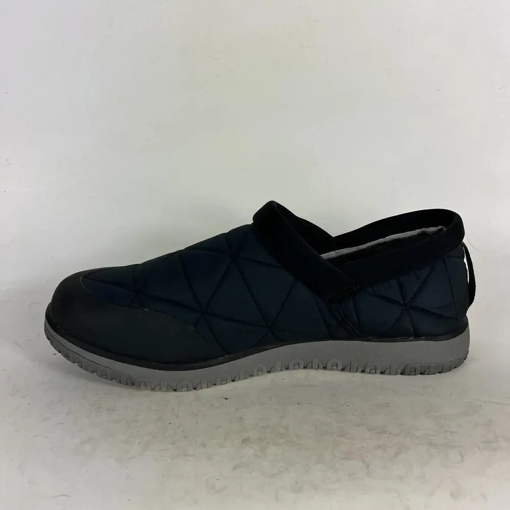 L.L. Bean Ultralight PrimaLoft Slip-On Shoes Men's 9 Black Quilted Waterproof